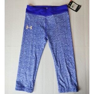 Under Armour Jogger Pants Athletic Girls Size 6 - Purple Polyester
